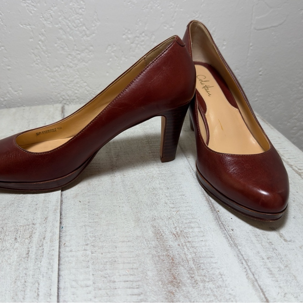 Cole Haan Brown Leather Heels